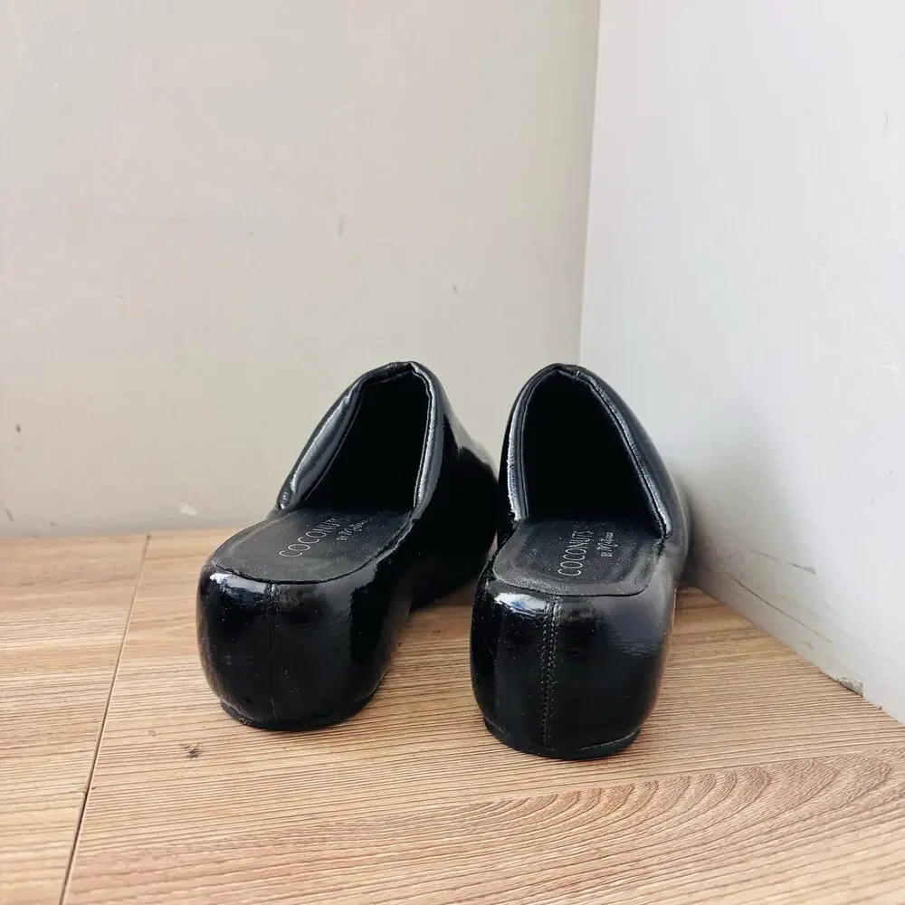 Coconuts by Matisse Bubble Clogs Black Patent Leather Women’s Size 9